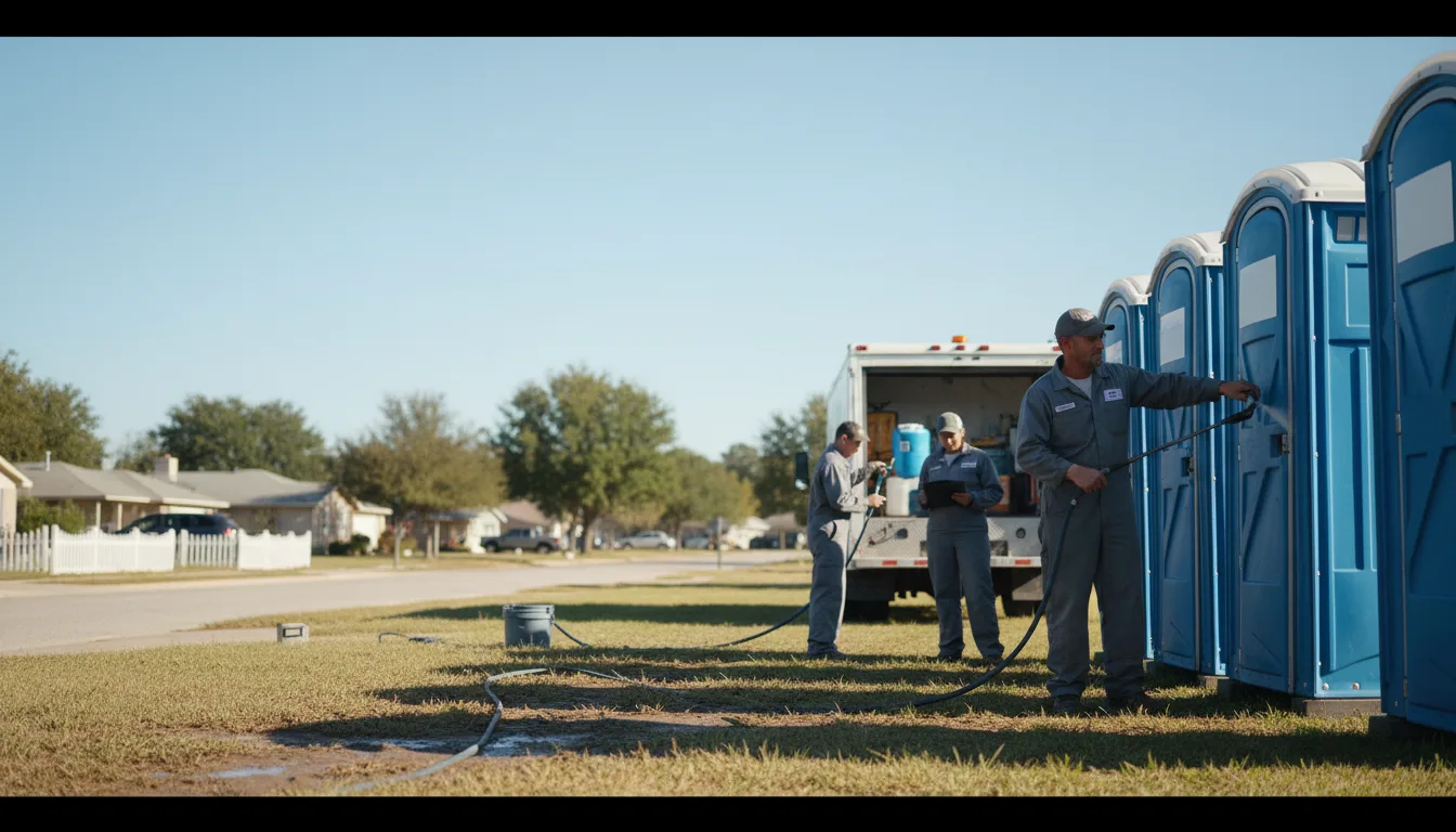 Long-Term Portable Toilet Rental in Milledgeville, IL near me